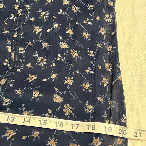 Abercrombie & Fitch Women's A-Line Mini Dress Navy Floral Sleeveless Size MP - Picture 8 of 10